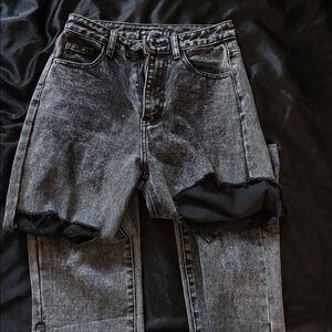 PLT washed Out Black Jeans